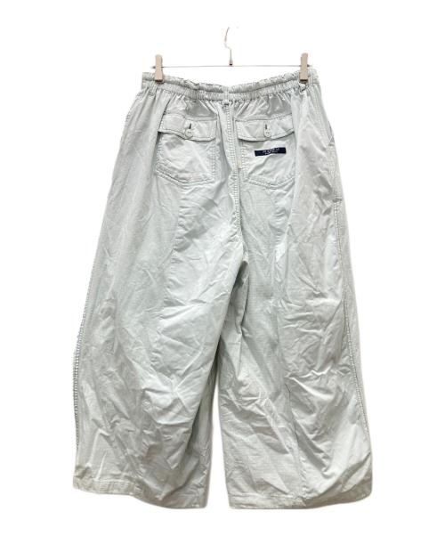 As know as（アズノゥアズ）As know as (アズノゥアズ) 二素材を後染めしたパンツ スカイブルー サイズ:3の古着・服飾アイテム