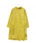 Plantation（プランテーション）の古着「ダブルワッフル ブラウスワンピース」｜イエロー