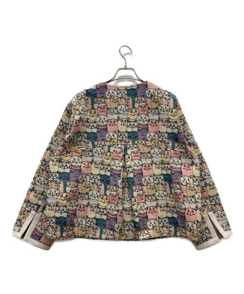 As know as（アズノゥアズ）As know as (アズノゥアズ) 猫じゃんブルゾン マルチカラー サイズ:3の古着・服飾アイテム