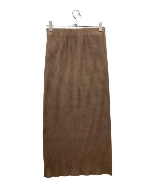 Noble（ノーブル）Noble (ノーブル) トタンテレコタイトスカート ブラウン サイズ:38の古着・服飾アイテム