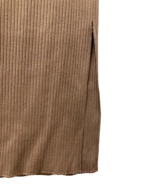 Noble（ノーブル）Noble (ノーブル) トタンテレコタイトスカート ブラウン サイズ:38の古着・服飾アイテム