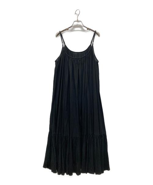 Spick and Span（スピック＆スパン）Spick and Span (スピック＆スパン) HYU 楊柳キャミワンピース ブラック サイズ:Fの古着・服飾アイテム