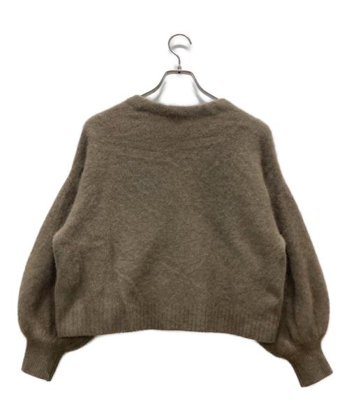 IENA（イエナ）IENA (イエナ) LA BOUCLE ファーニットカーディガン ブラウン サイズ:表記無しの古着・服飾アイテム