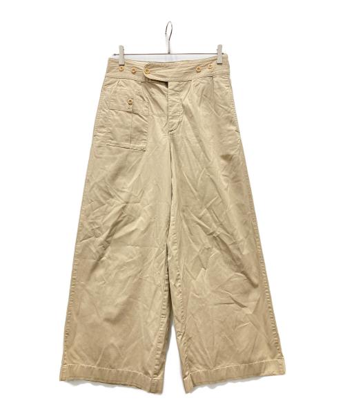 RALPH LAUREN（ラルフローレン）RALPH LAUREN (ラルフローレン) ワイドチノ ブラウン サイズ:8の古着・服飾アイテム