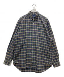 POLO RALPH LAUREN（ポロ・ラルフローレン）の古着「チェックシャツ」｜ネイビー