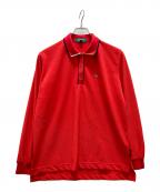 KENZO GOLFケンゾー ゴルフ）の古着「長袖ポロシャツ」｜レッド