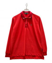 KENZO GOLF（ケンゾー ゴルフ）の古着「長袖ポロシャツ」｜レッド
