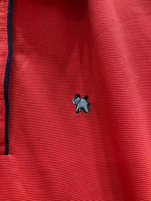 KENZO GOLF（ケンゾー ゴルフ）KENZO GOLF (ケンゾー ゴルフ) 長袖ポロシャツ レッド サイズ:Mの古着・服飾アイテム
