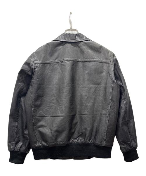 MARK KING（マークキング）MARK KING (マークキング) レザージャケット ブラック サイズ:Lの古着・服飾アイテム