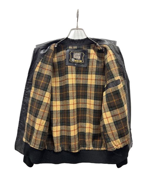 MARK KING（マークキング）MARK KING (マークキング) レザージャケット ブラック サイズ:Lの古着・服飾アイテム