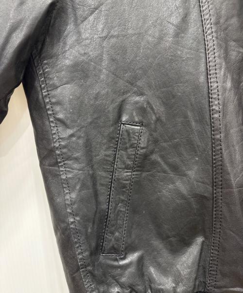 MARK KING（マークキング）MARK KING (マークキング) レザージャケット ブラック サイズ:Lの古着・服飾アイテム