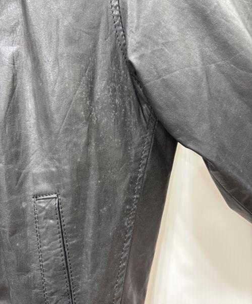 MARK KING（マークキング）MARK KING (マークキング) レザージャケット ブラック サイズ:Lの古着・服飾アイテム