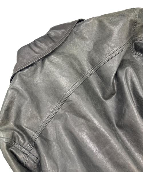 MARK KING（マークキング）MARK KING (マークキング) レザージャケット ブラック サイズ:Lの古着・服飾アイテム
