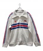 adidasアディダス）の古着「00s トラックジャケット/GREAT BRITAIN」｜ホワイト×ブルー