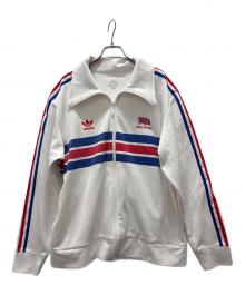adidas（アディダス）の古着「00s トラックジャケット/GREAT BRITAIN」｜ホワイト×ブルー