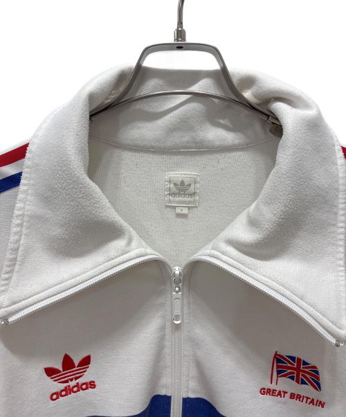 adidas（アディダス）adidas (アディダス) 00s トラックジャケット/GREAT BRITAIN ホワイト×ブルー サイズ:０の古着・服飾アイテム