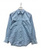 LAUREN RALPH LAURENローレンラルフローレン）の古着「柄シャツ」｜スカイブルー