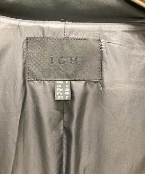 icB（アイシービー）icB (アイシービー) シームレススタンドカラーダウンコート ブラック サイズ:US6の古着・服飾アイテム