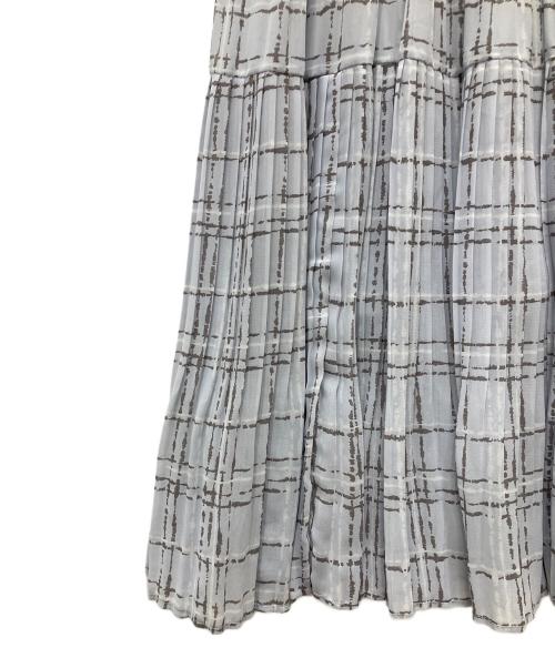 Snidel（スナイデル）Snidel (スナイデル) Sustainableフリルワンピース ブルー サイズ:1の古着・服飾アイテム