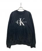 Calvin Klein Jeansカルバンクラインジーンズ）の古着「ロゴスウェット」｜ブラック