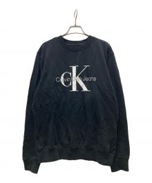 Calvin Klein Jeans（カルバンクラインジーンズ）の古着「ロゴスウェット」｜ブラック