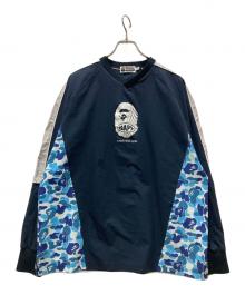 A BATHING APE（アベイシングエイプ）の古着「ABC Camo Pullover JERSEY」｜ネイビー
