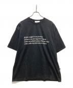 0717 SERIES0717 SERIES）の古着「クラッシュ加工Tシャツ」｜ブラック