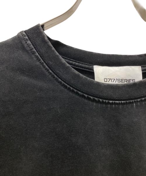 0717 SERIES（0717 SERIES）0717 SERIES (0717 SERIES) クラッシュ加工Tシャツ ブラック サイズ:Lの古着・服飾アイテム