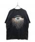 0717 SERIES (0717 SERIES) クラッシュ加工Tシャツ ブラック サイズ:L：3000円