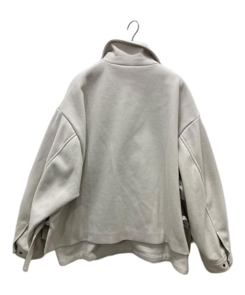 HARE（ハレ）HARE (ハレ) ウーリーテックレイヤードブルゾン グレー サイズ:Mの古着・服飾アイテム