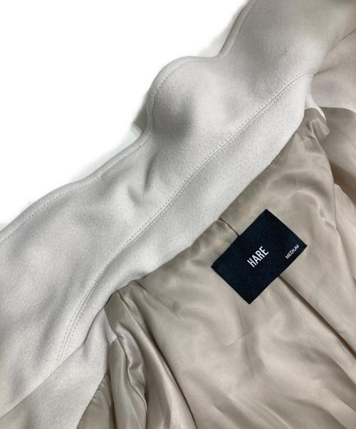 HARE（ハレ）HARE (ハレ) ウーリーテックレイヤードブルゾン グレー サイズ:Mの古着・服飾アイテム