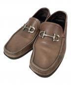 Salvatore Ferragamoサルヴァトーレ フェラガモ）の古着「ガンチーニローファー」｜ブラウン