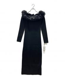 ROYAL PARTY（ロイヤルパーティ）の古着「ニットワンピース」｜ブラック