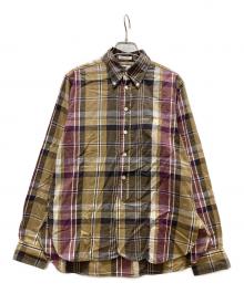 Engineered Garments（エンジニアド ガーメンツ）の古着「チェックBDシャツ」｜ブラウン