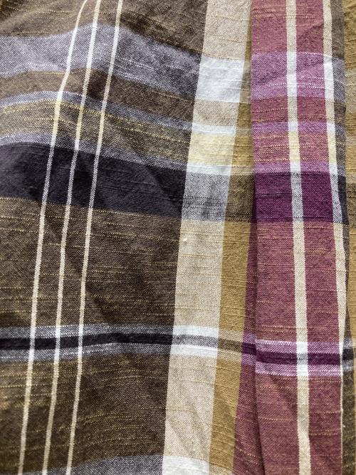 Engineered Garments（エンジニアド ガーメンツ）Engineered Garments (エンジニアド ガーメンツ) チェックBDシャツ ブラウン サイズ:XSの古着・服飾アイテム