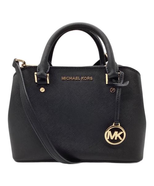 MICHAEL KORS（マイケル・コース）MICHAEL KORS (マイケル・コース) 2WAYバッグ ブラックの古着・服飾アイテム