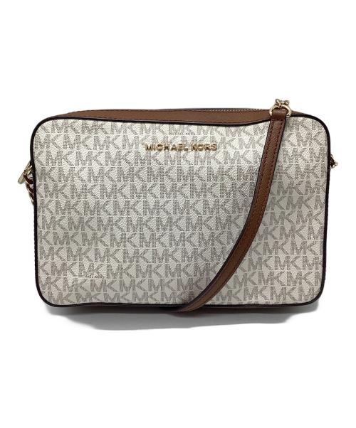 MICHAEL KORS（マイケル・コース）MICHAEL KORS (マイケル・コース) ショルダーバッグ ホワイトの古着・服飾アイテム