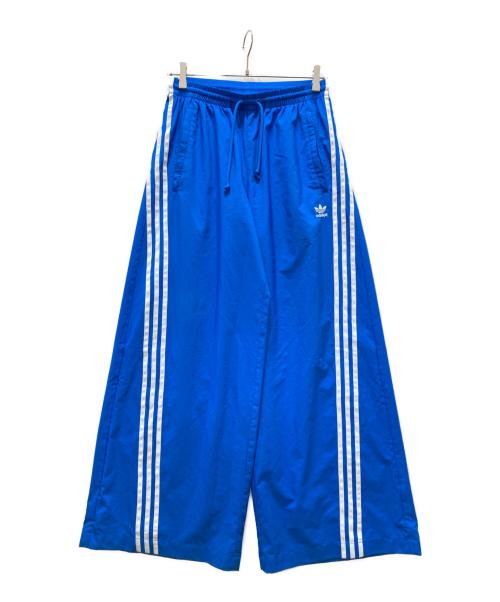 adidas（アディダス）adidas (アディダス) トラックワイドパンツ スカイブルー サイズ:Mの古着・服飾アイテム