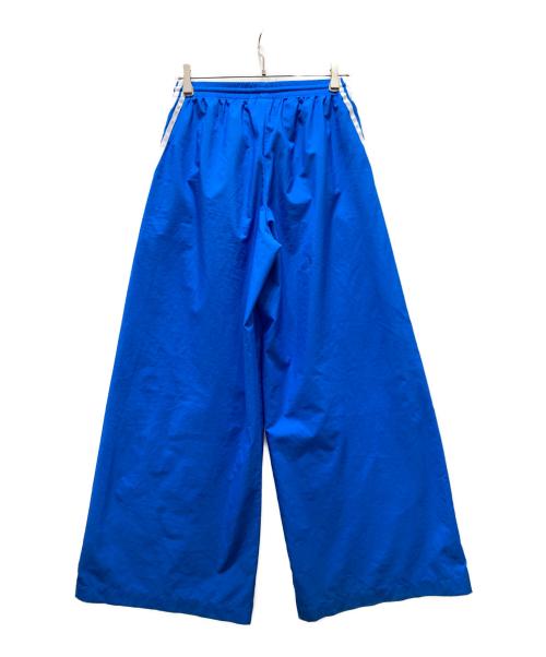 adidas（アディダス）adidas (アディダス) トラックワイドパンツ スカイブルー サイズ:Mの古着・服飾アイテム
