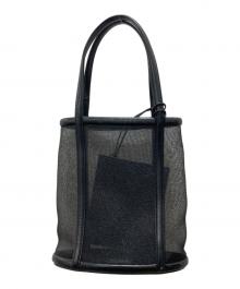 BALLY（バリー）の古着「メッシュトートバッグ」｜ブラック