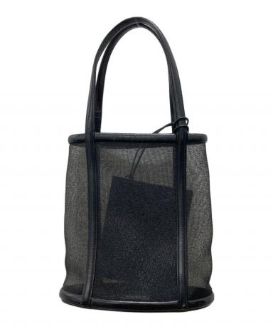 おやす ⭐️BALLY バリー　トートバッグ　メッシュ　トレインス 中古・古着通販】BALLY (バリー) メッシュトートバッグ ブラック