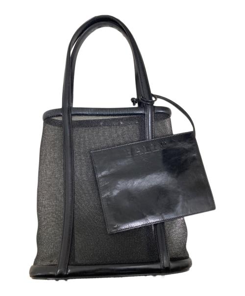 BALLY（バリー）BALLY (バリー) メッシュトートバッグ ブラックの古着・服飾アイテム