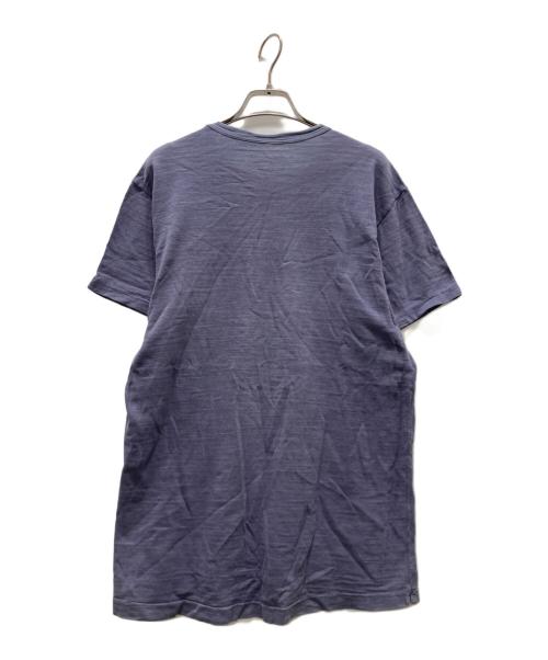 45R（フォーティファイブ・アール）45R (フォーティファイブ・アール) ダメージ加工Tシャツ パープル サイズ:4の古着・服飾アイテム