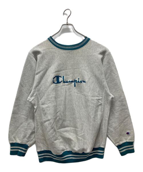 Champion REVERSE WEAVE（チャンピオン リバース ウィーブ）Champion REVERSE WEAVE (チャンピオン リバース ウィーブ) 90sクルーネックスウェット グレー サイズ:LARGEの古着・服飾アイテム