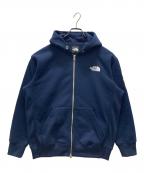 THE NORTH FACEザ ノース フェイス）の古着「Square Logo FullZip」｜ネイビー