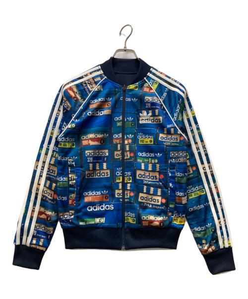 adidas（アディダス）adidas (アディダス) リバーシブルトラックジャケット ネイビー サイズ:XSの古着・服飾アイテム