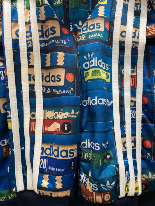 adidas（アディダス）adidas (アディダス) リバーシブルトラックジャケット ネイビー サイズ:XSの古着・服飾アイテム