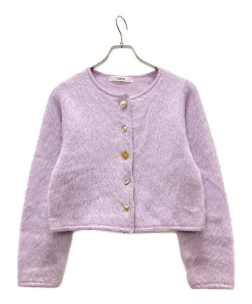 furfur（ファーファー）furfur (ファーファー) パール釦カーディガン ピンク サイズ:ONE SIZEの古着・服飾アイテム