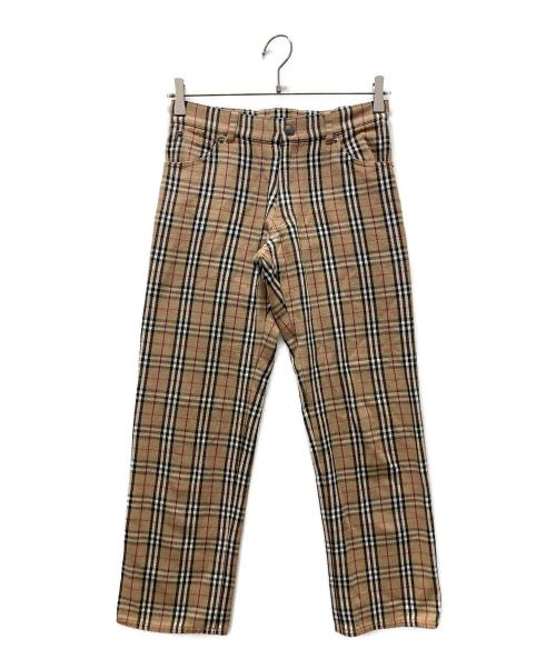 BURBERRY LONDON（バーバリーロンドン）BURBERRY LONDON (バーバリーロンドン) ノヴァチェック パンツ ベージュ サイズ:150Aの古着・服飾アイテム