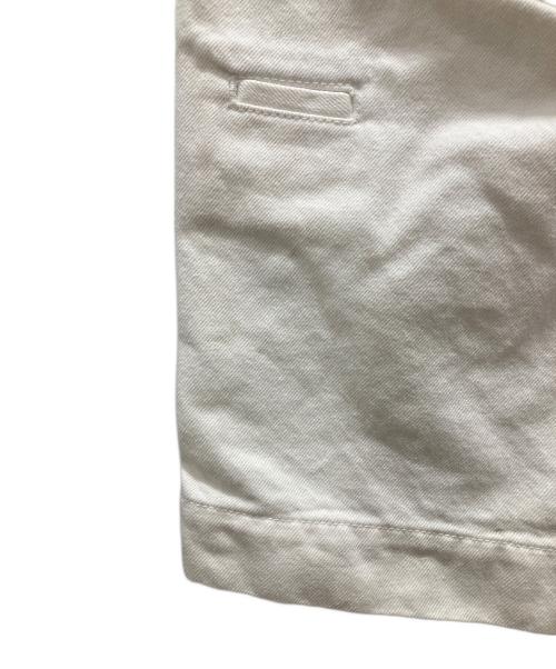 Dulcamara（ドゥルカマラ）Dulcamara (ドゥルカマラ) レザーポケットイージーパンツ ホワイトの古着・服飾アイテム